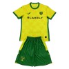 Koszulka Norwich City Dziecięcy Domowe 2024-25 Koszulki Piłkarskie Krótki Rękaw